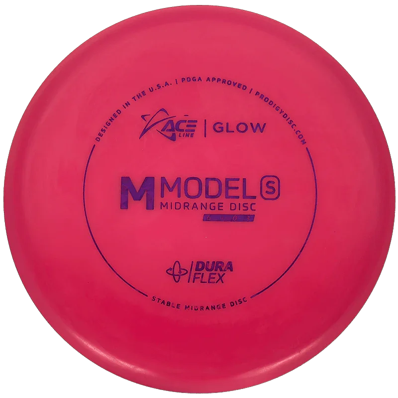 Prodigy Disc ACE Line M Model S - DuraFlex Glow / 179g - Pink (Purple) - Skyline Disc Golf