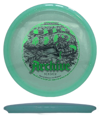Prodigy Disc Archive - 750 Glimmer / 179g - Sky Blue (Black/Green) - Skyline Disc Golf
