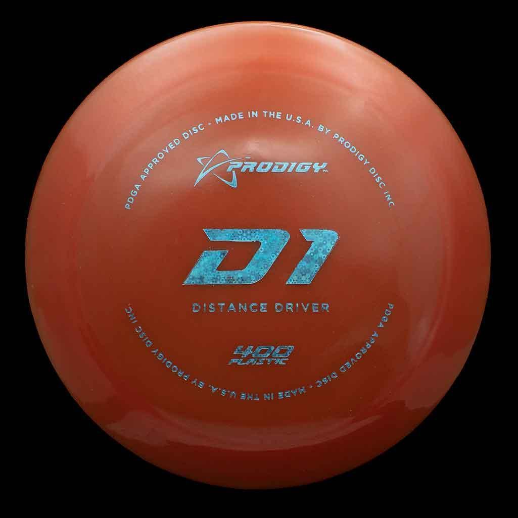 Prodigy Disc D1 - 400 / 174g - Red (Blue Disco Ball)