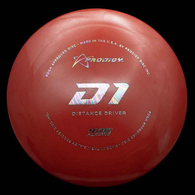 Prodigy Disc D1 Prodigy Disc D1 - 400 / 174g - Red (Oil Slick) - Skyline Disc Golf