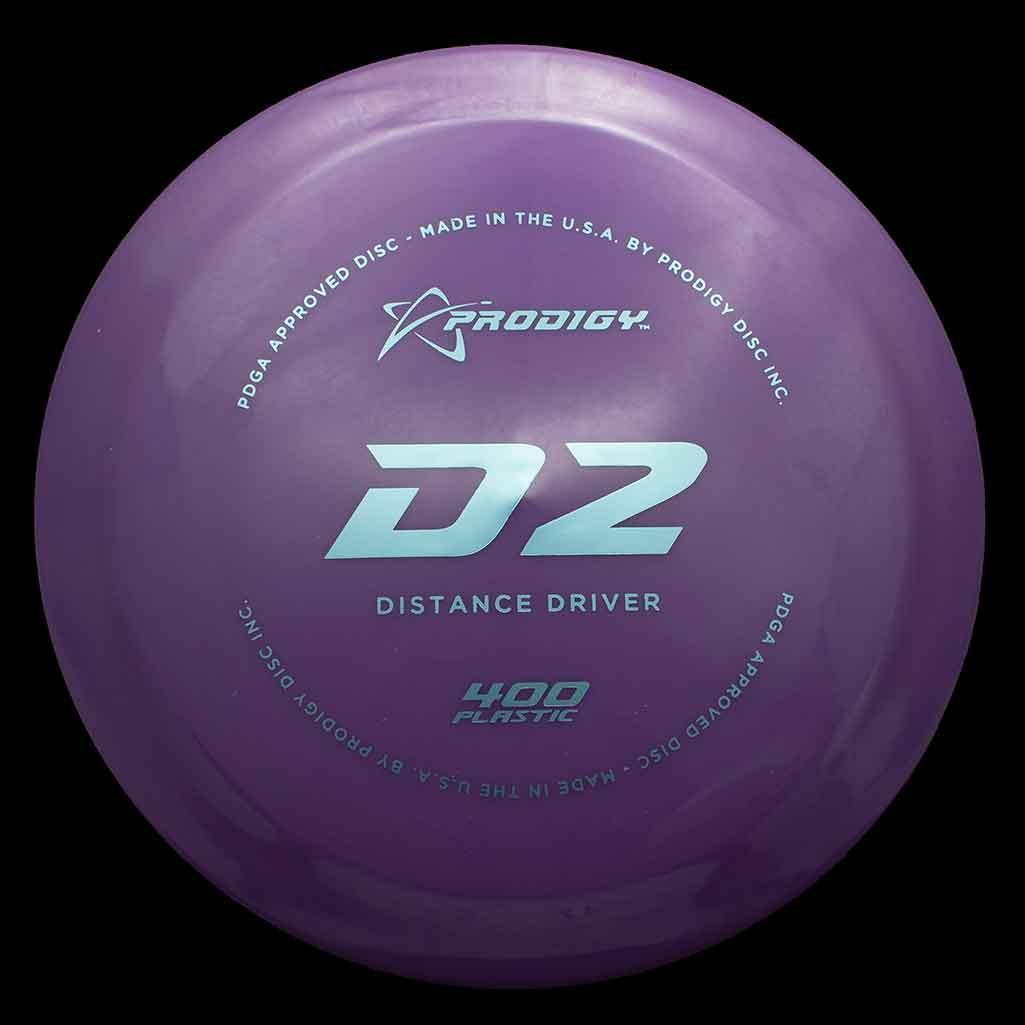 Prodigy Disc D2 Prodigy Disc D2 - 400 / 172g - Purple (Teal Foil) - Skyline Disc Golf