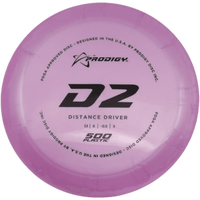 Prodigy Disc D2 - 500 / 173g - Pink (Black) - Skyline Disc Golf