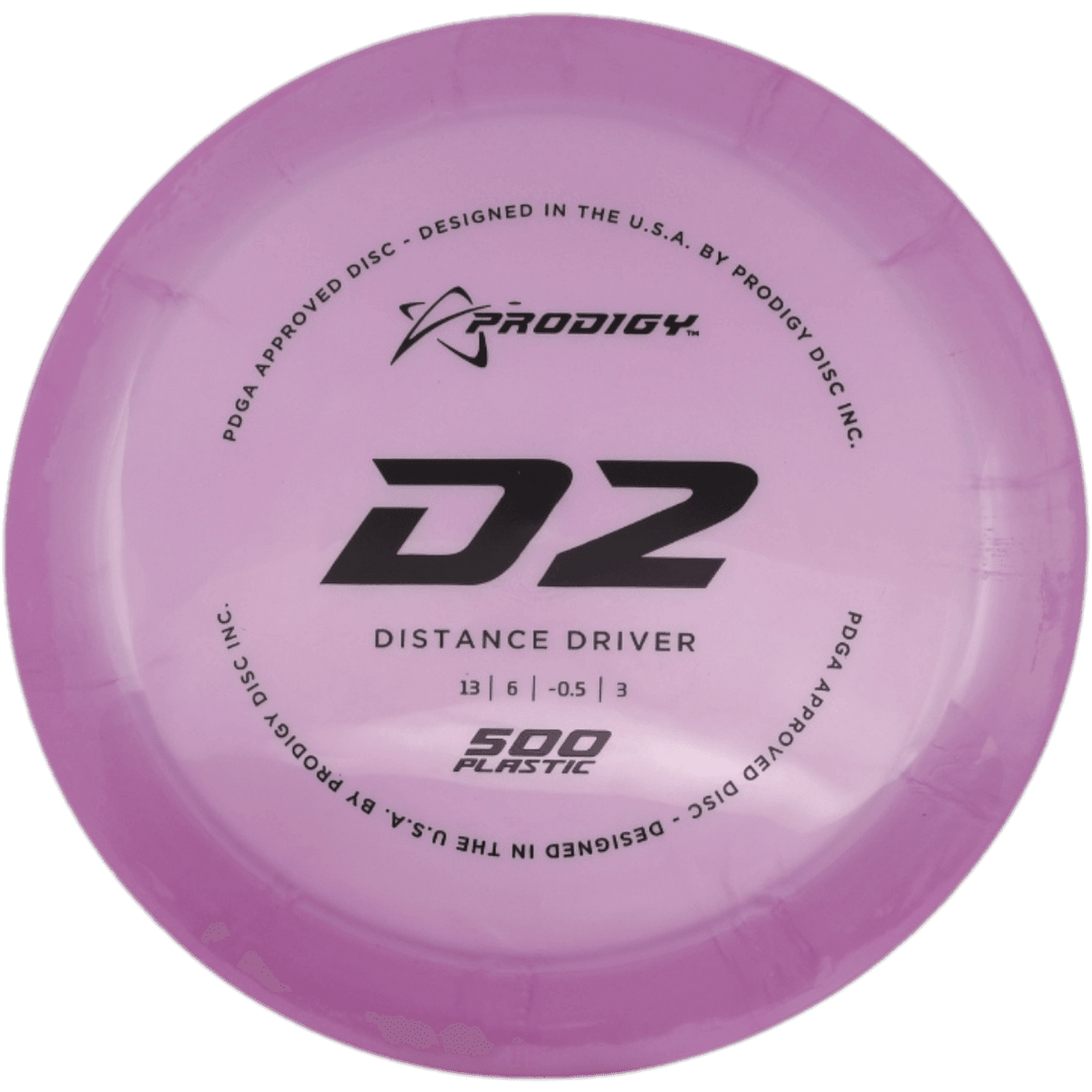 173g - Pink (Black) 500 Prodigy Disc D2 - Skyline Disc Golf