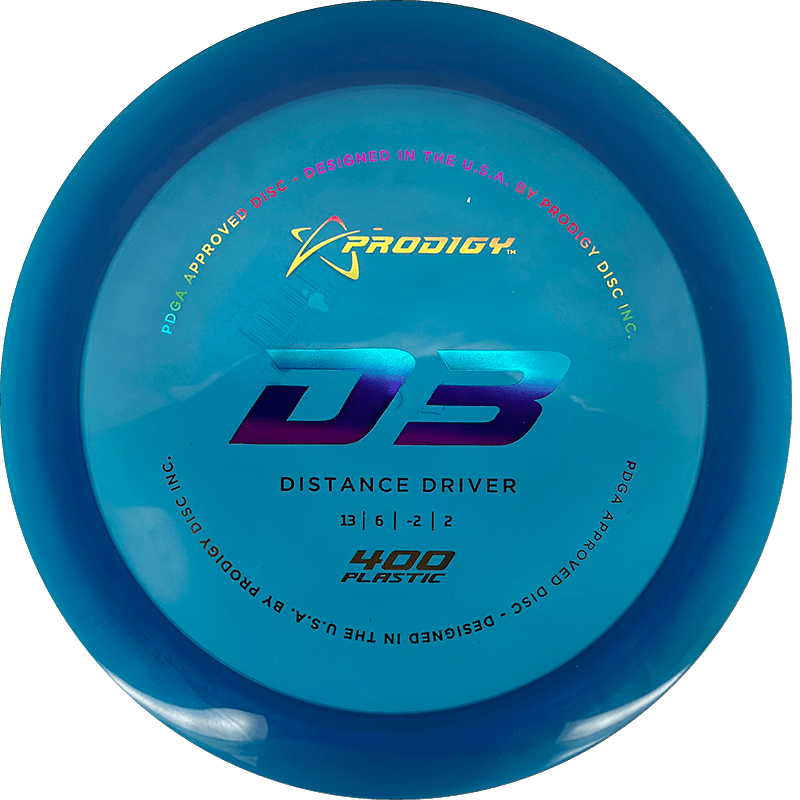 Prodigy Disc D3 Prodigy Disc D3 - 400 / 170-74g - Blue (Rainbow Foil) - Skyline Disc Golf