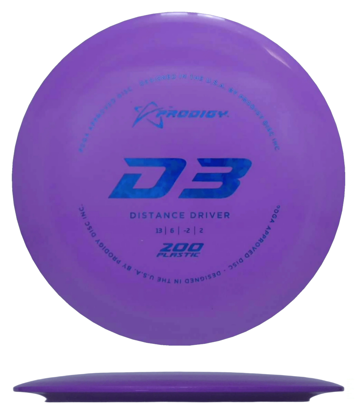 Prodigy Disc D3 - 200 / 162g - Lavender (Blue Shatter) - Skyline Disc Golf