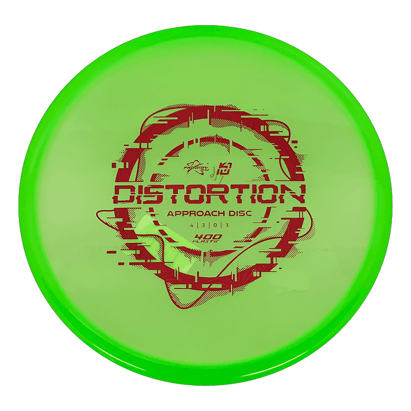Prodigy Disc Distortion - 400 / 176g - Bright Green (Red)