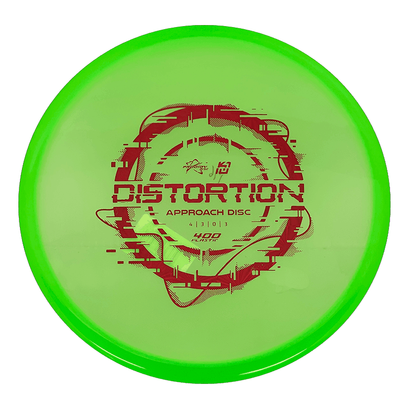 Prodigy Disc Distortion Prodigy Disc Distortion - 400 / 176g - Bright Green (Red) - Skyline Disc Golf