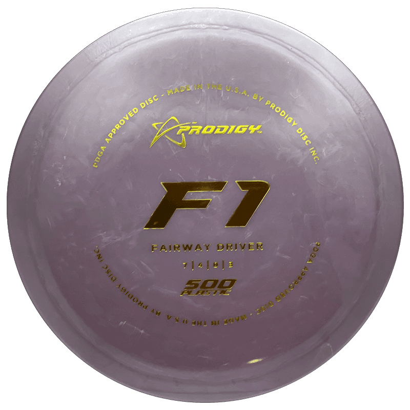 Prodigy Disc F1 - 500 / 171g - Slate Lavender (Yellow Foil)