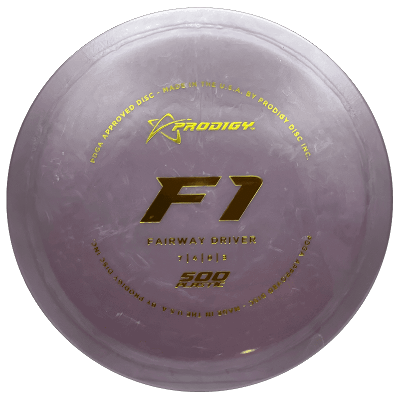 171g - Slate Lavender (Yellow Foil) 500 Prodigy Disc F1 - Skyline Disc Golf