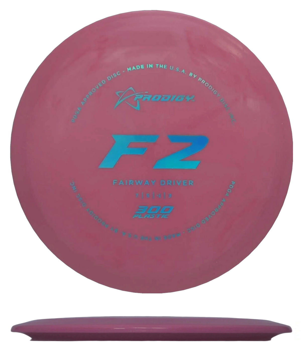 Prodigy Disc F2 - 300 / 159g - Pink (Blue Chrome) - Skyline Disc Golf