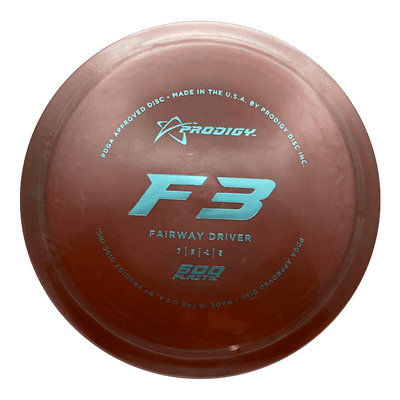 Prodigy Disc F3 Prodigy Disc F3 - 500 / 176g - Brown (Sky Blue Foil) - Skyline Disc Golf