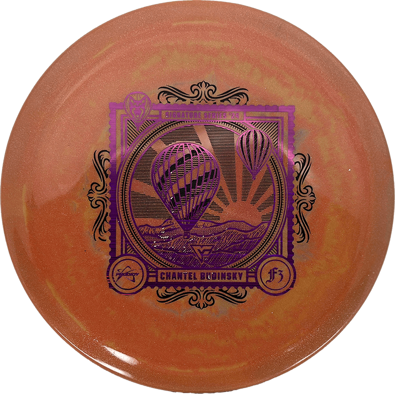 Prodigy Disc F3 Prodigy Disc F3 - 750 Spectrum Glimmer - Chantel Budinsky Signature Series / 175g - Orange Clay Swirl (Purple Foil) - Skyline Disc Golf