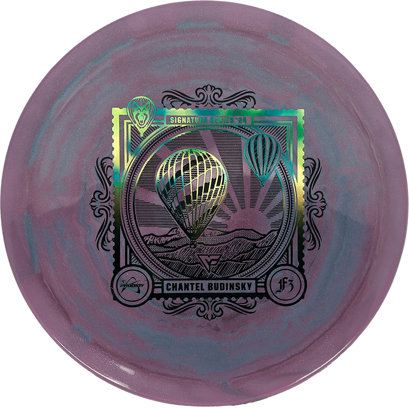 Prodigy Disc F3 Prodigy Disc F3 - 750 Spectrum Glimmer - Chantel Budinsky Signature Series / 175g - Violet/Light Blue Swirl (Green Jellybean) - Skyline Disc Golf