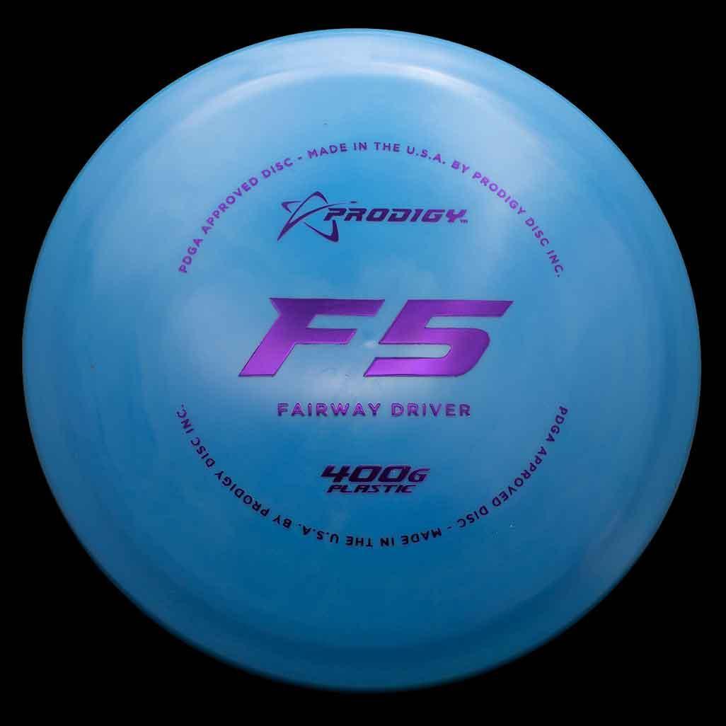 Prodigy Disc F5 - 400G / 174g - Blue (Purple Foil)