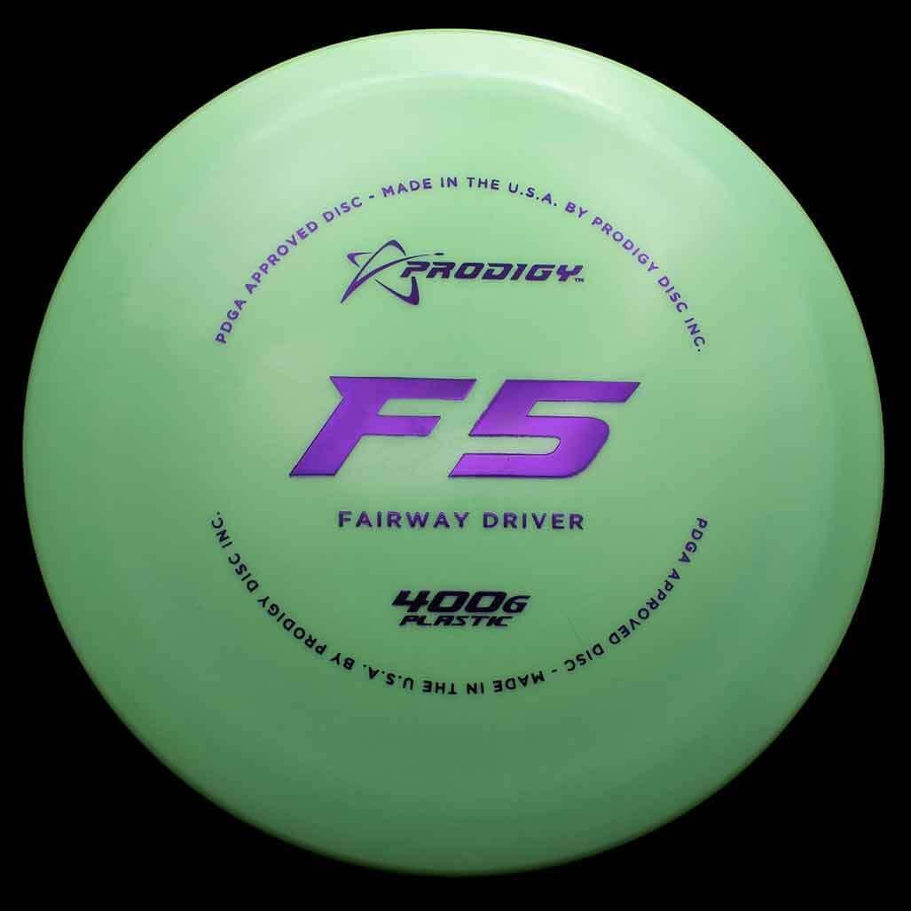 Prodigy Disc F5 - 400G / 174g - Green (Purple Foil) - Skyline Disc Golf