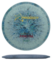 158g - Blue Green Burst (Gold/Rasta) 300 Fractal Prodigy Disc F7 - Skyline Disc Golf