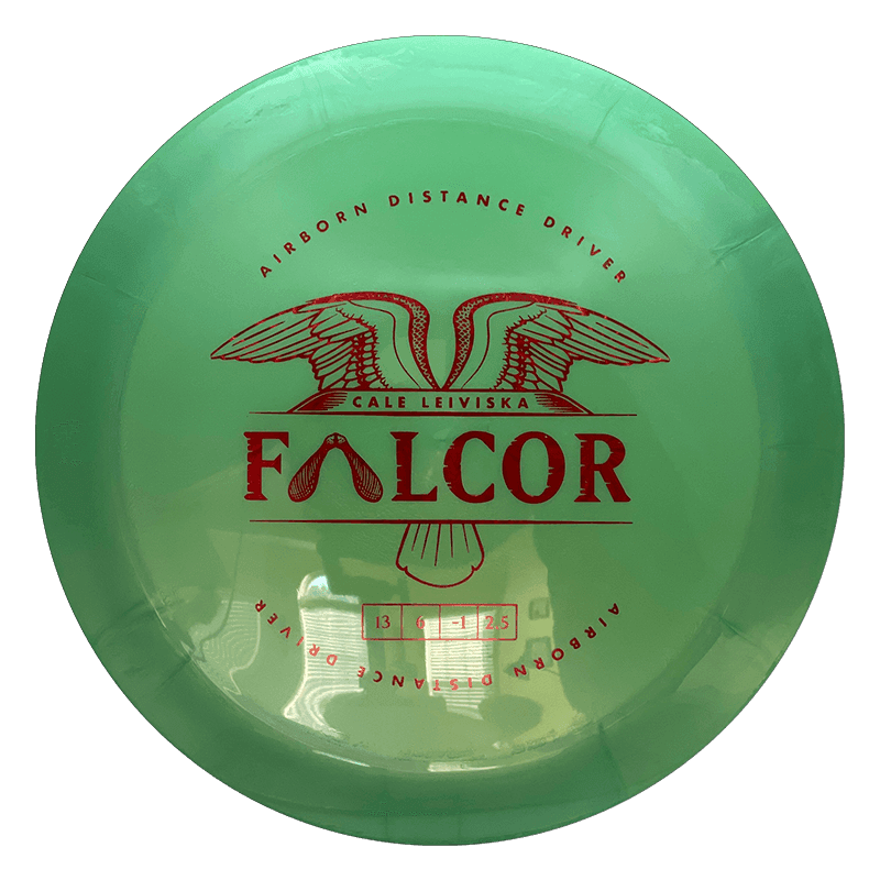 Prodigy Disc Falcor Prodigy Disc Falcor - 500 / 173g - Green (Red Rays) *1010* - Skyline Disc Golf