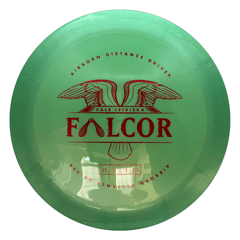 Prodigy Disc Falcor - 500 / 173g - Green (Red Rays) *1010* - Skyline Disc Golf