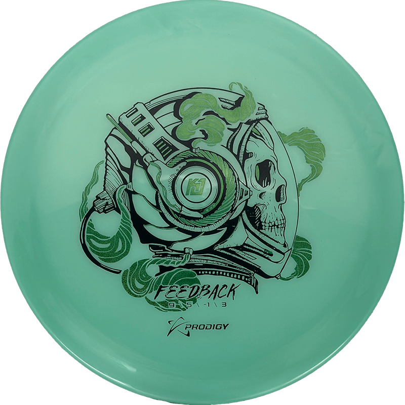 Prodigy Disc Feedback Prodigy Disc Feedback - 500 / 176g - Mint Green (Black/Green) - Skyline Disc Golf