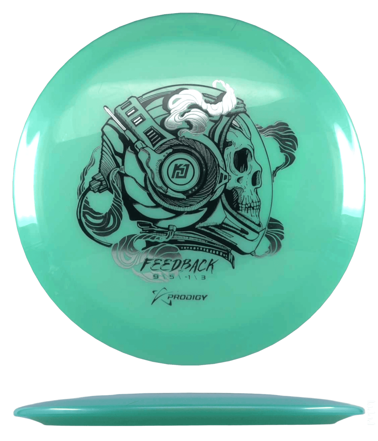 175g - Mint (Black/Silver) *042* 500 Prodigy Disc Feedback - Skyline Disc Golf