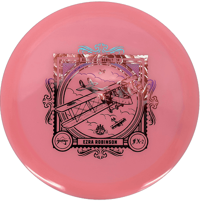 Prodigy Disc FX-2 Prodigy Disc FX-2 - 400 Color Glow - Ezra Robinson Signature Series / 172g - Pink (Brown Roses/Rainbow Foil) - Skyline Disc Golf