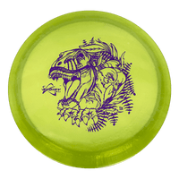 170g - Lime Green (Purple) 500 Glimmer Prodigy Disc FX - 2 - Skyline Disc Golf