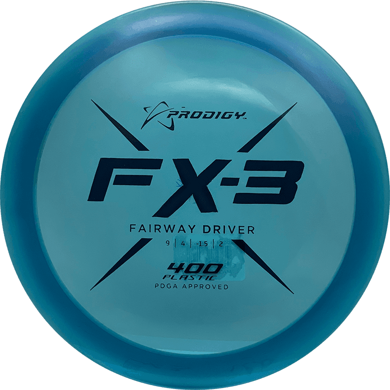 Prodigy Disc FX-3 Prodigy Disc FX-3 - 400 / 174g - Blue (Black) - Skyline Disc Golf