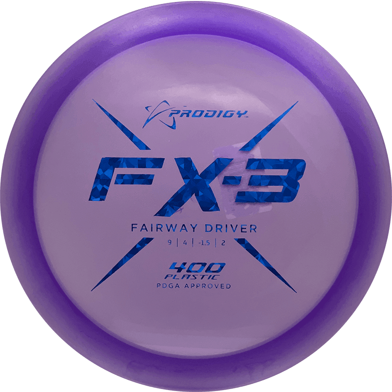 Prodigy Disc FX-3 Prodigy Disc FX-3 - 400 / 174g - Purple (Blue Shatter) - Skyline Disc Golf