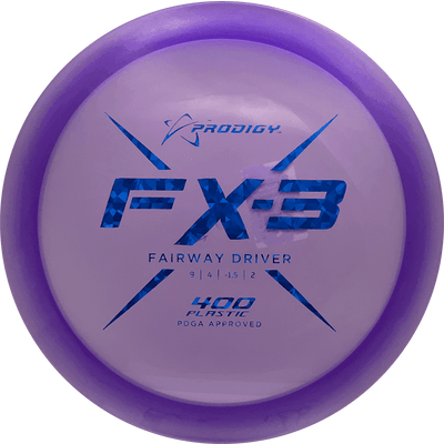 Prodigy Disc FX-3 Prodigy Disc FX-3 - 400 / 174g - Purple (Blue Shatter) - Skyline Disc Golf