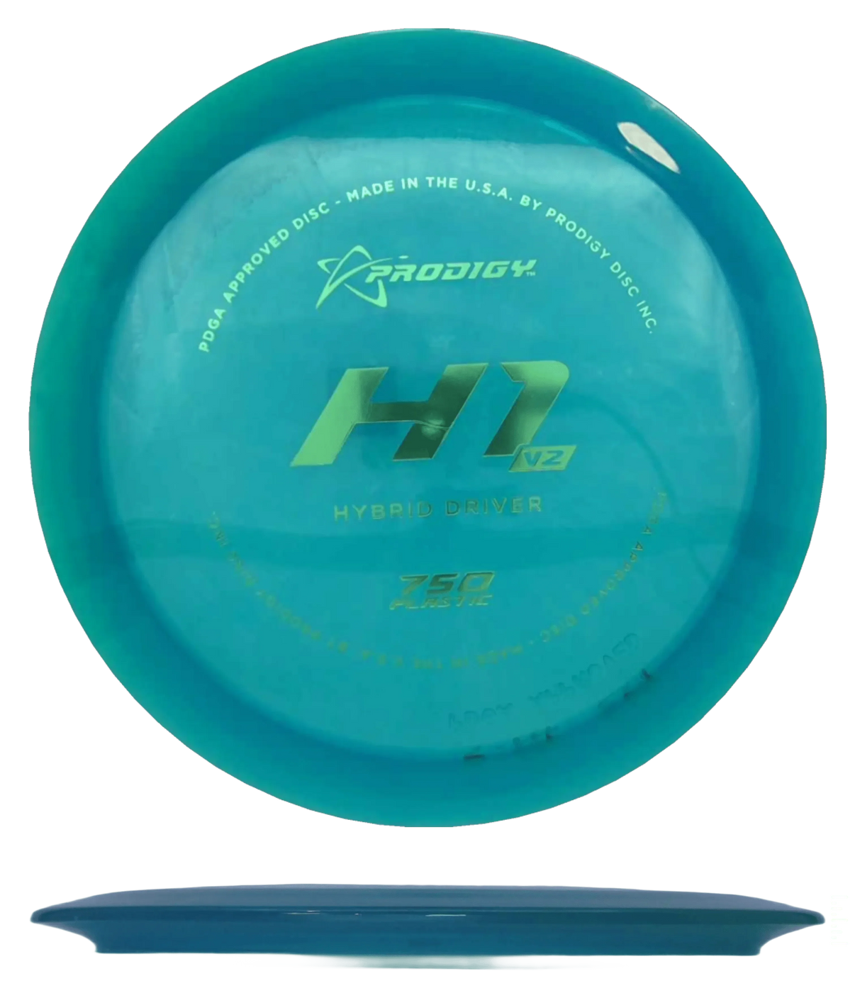 Prodigy Disc H1 V2 - 750 / 173g - Blue (Green Foil) *011* - Skyline Disc Golf