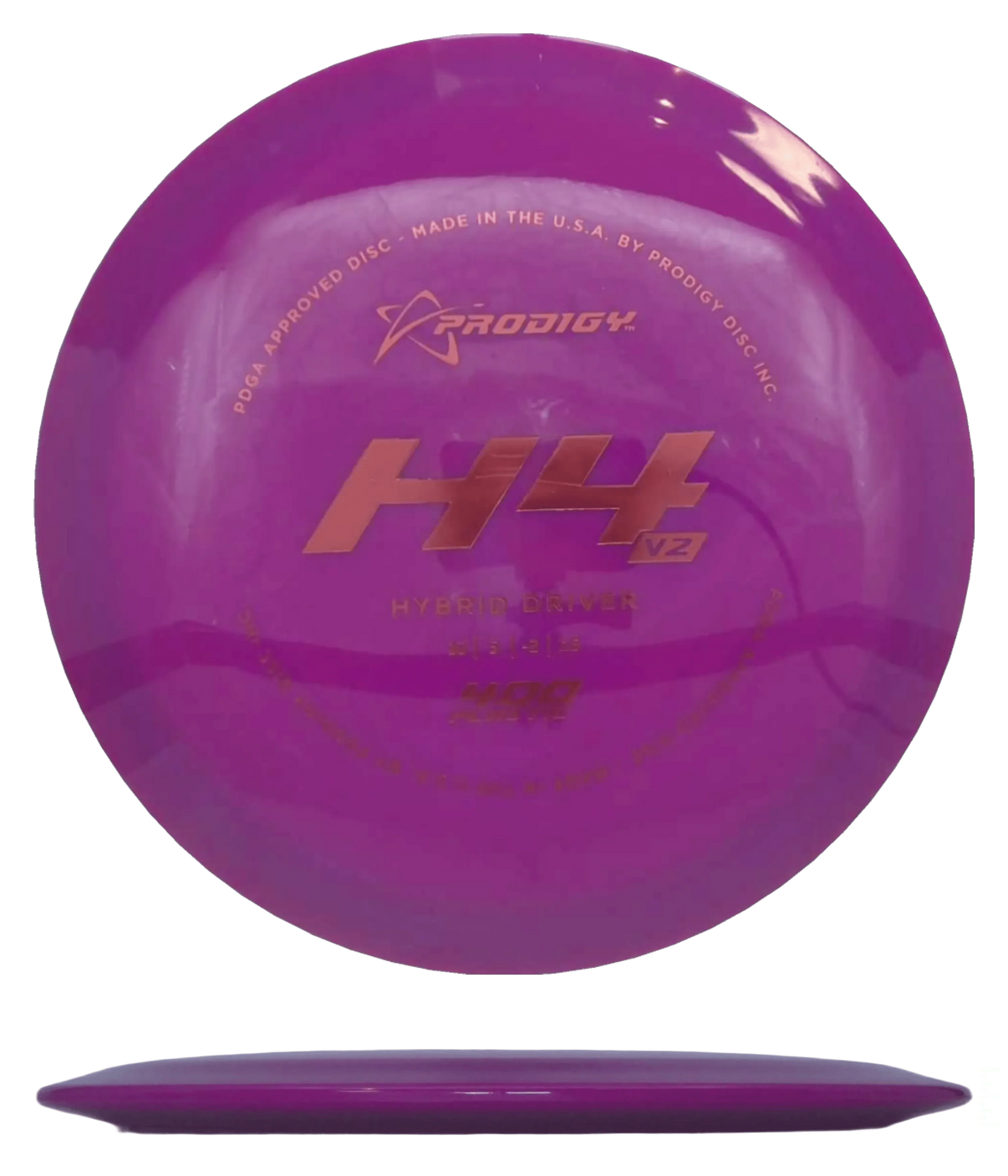 Prodigy Disc H4 V2 - 400 / 176g - Magenta (Crimson Foil) *007* - Skyline Disc Golf