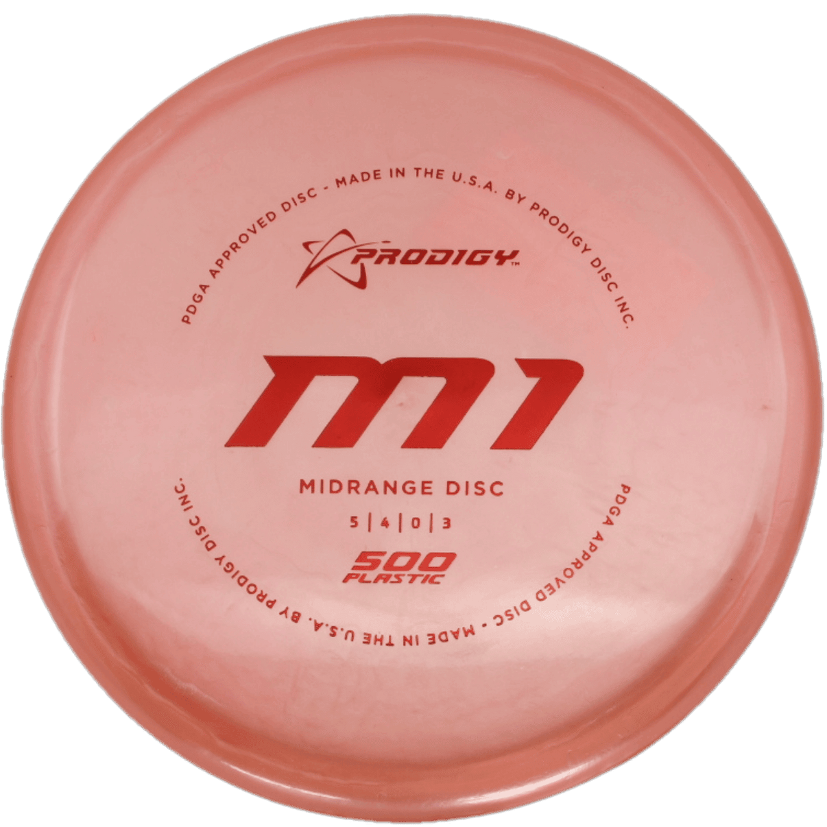 Prodigy Disc M1 - 500 / 177g - Peach (Red) - Skyline Disc Golf
