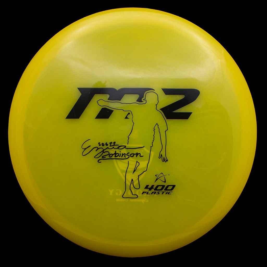 Prodigy Disc M2 - Ezra Robinson Signature Series Prodigy Disc M2 - Ezra Robinson Signature Series - 400 / 178g - Yellow (Black) - Skyline Disc Golf