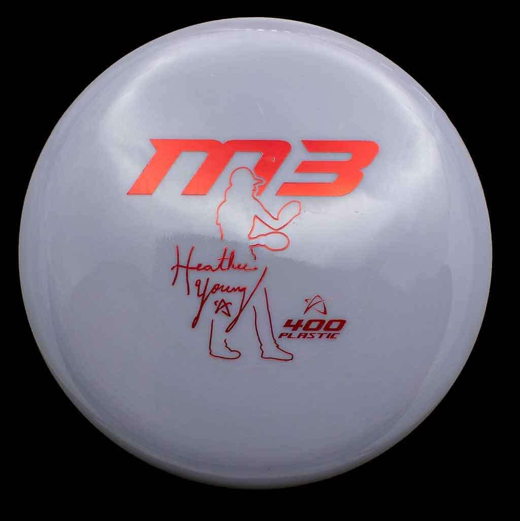 Prodigy Disc M3 - Heather Young Signature Series Prodigy Disc M3 - Heather Young Signature Series - 400 / 180g - Gray (Red) - Skyline Disc Golf