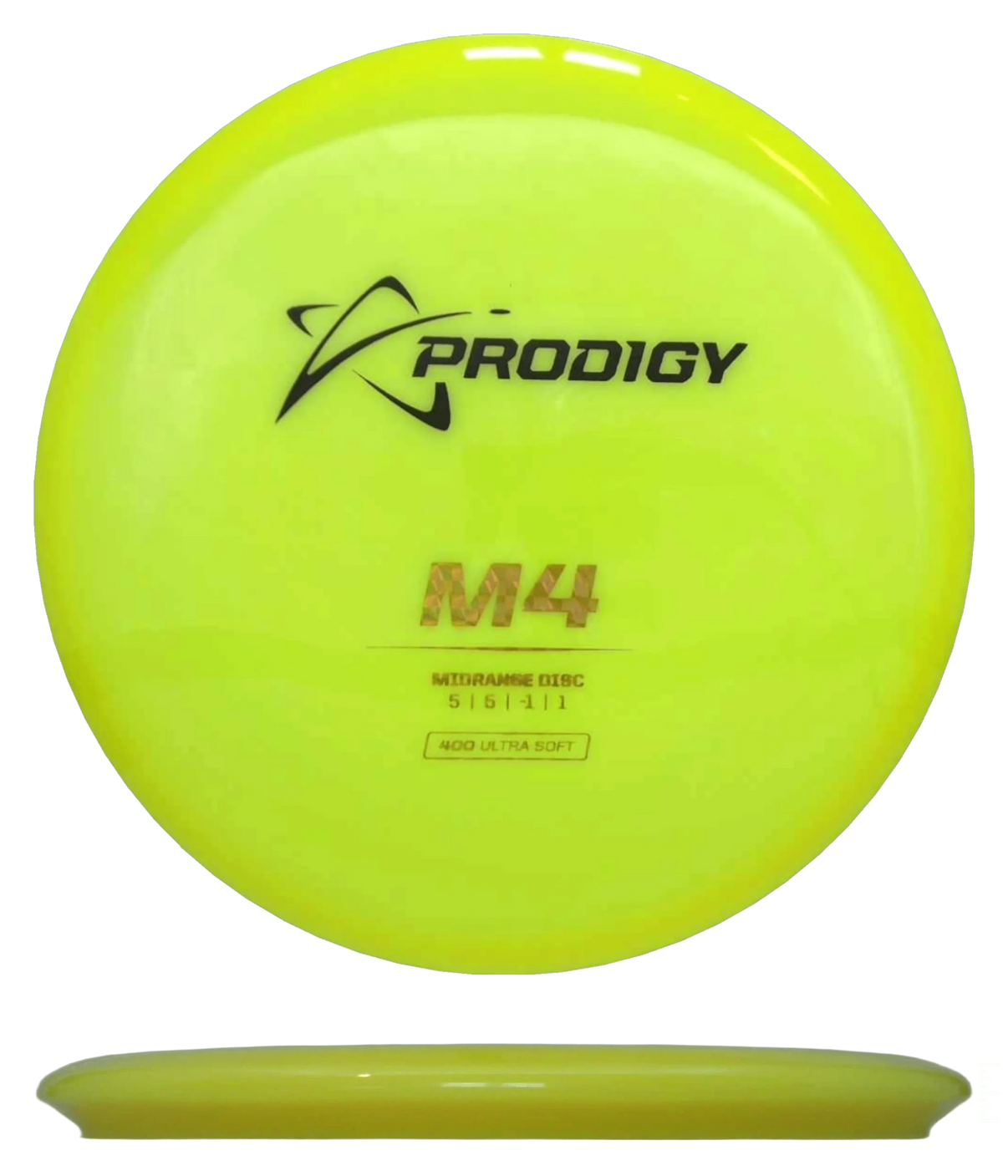 Prodigy Disc M4 - 400 Ultra Soft / 180g - Yellow (Black/Gold) - Skyline Disc Golf