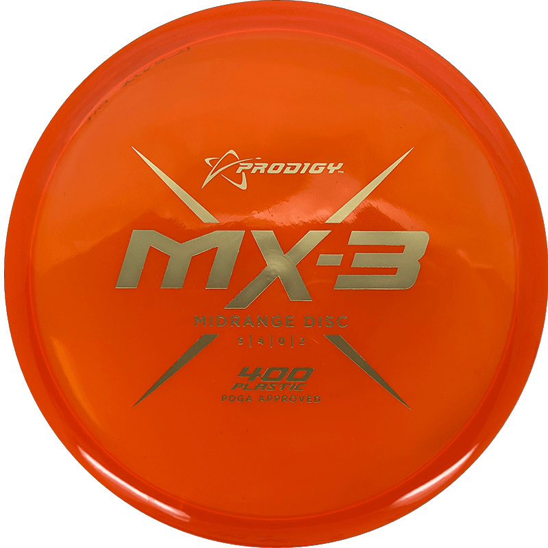 Prodigy Disc MX-3 Prodigy Disc MX-3 - 400 / 179g - Orange (Gold) - Skyline Disc Golf