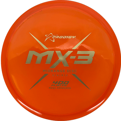 Prodigy Disc MX-3 Prodigy Disc MX-3 - 400 / 179g - Orange (Gold) - Skyline Disc Golf