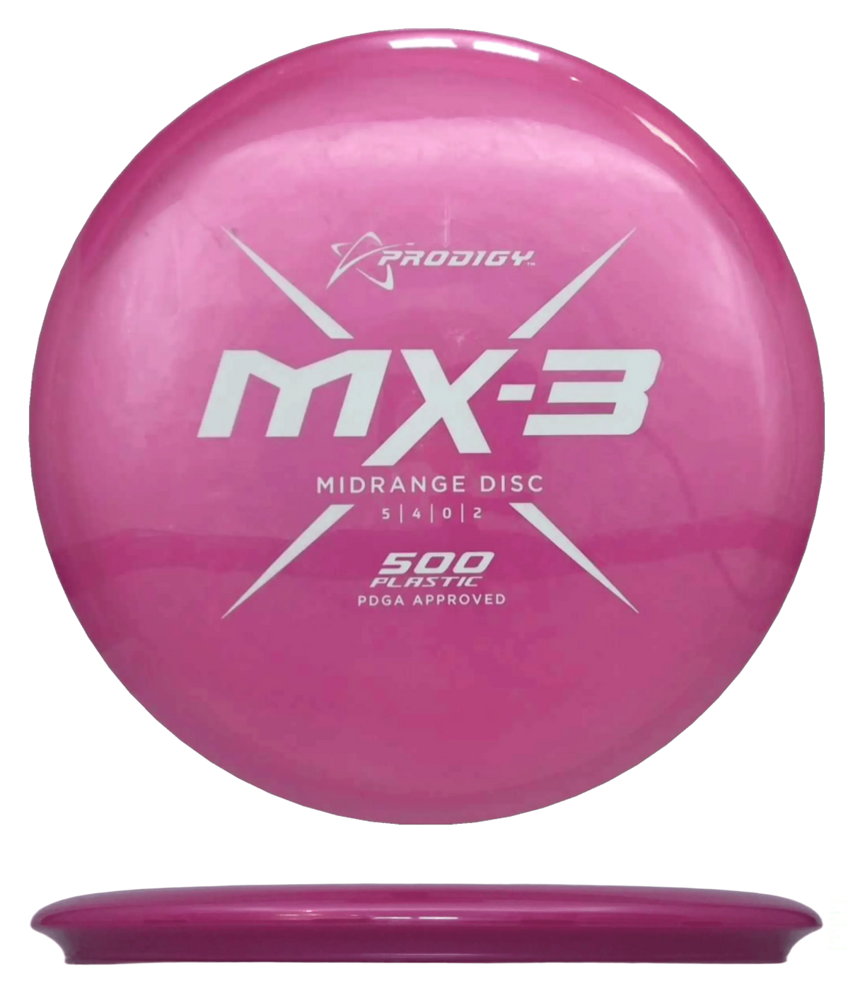 Prodigy Disc MX-3 - 500 / 171g - Rose Pink (White) - Skyline Disc Golf