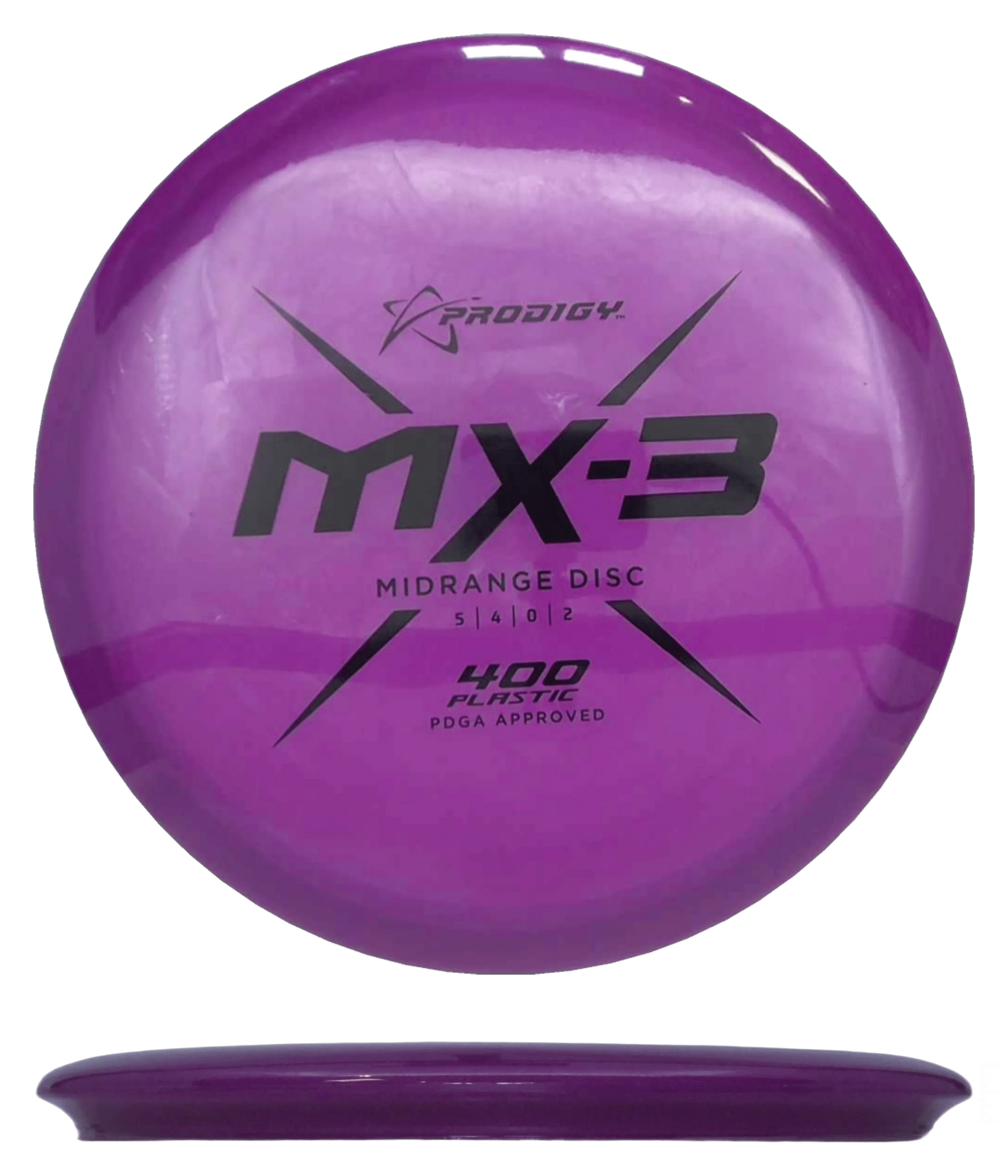 Prodigy Disc MX-3 - 400 / 177g - Purple (Black) - Skyline Disc Golf