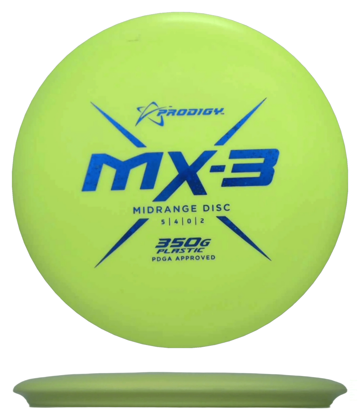 Prodigy Disc MX-3 - 350G / 178g - Yellow (Blue Stars) - Skyline Disc Golf