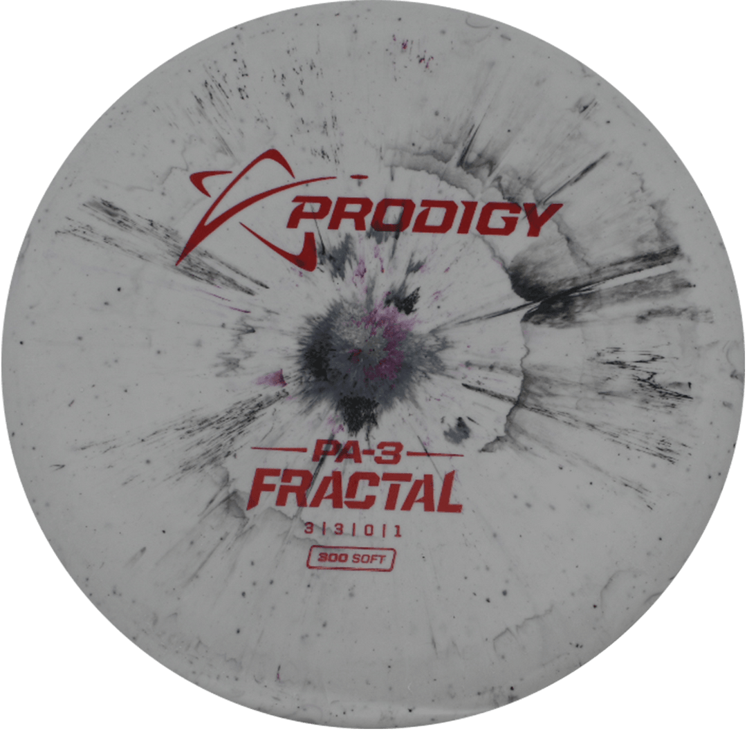Prodigy Disc PA-3 - 300 Soft Fractal / 173g - Gray Fractal (Red)