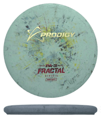 174g - Multicolor (Silver/Red) 300 Soft Fractal Prodigy Disc PA - 3 - Skyline Disc Golf