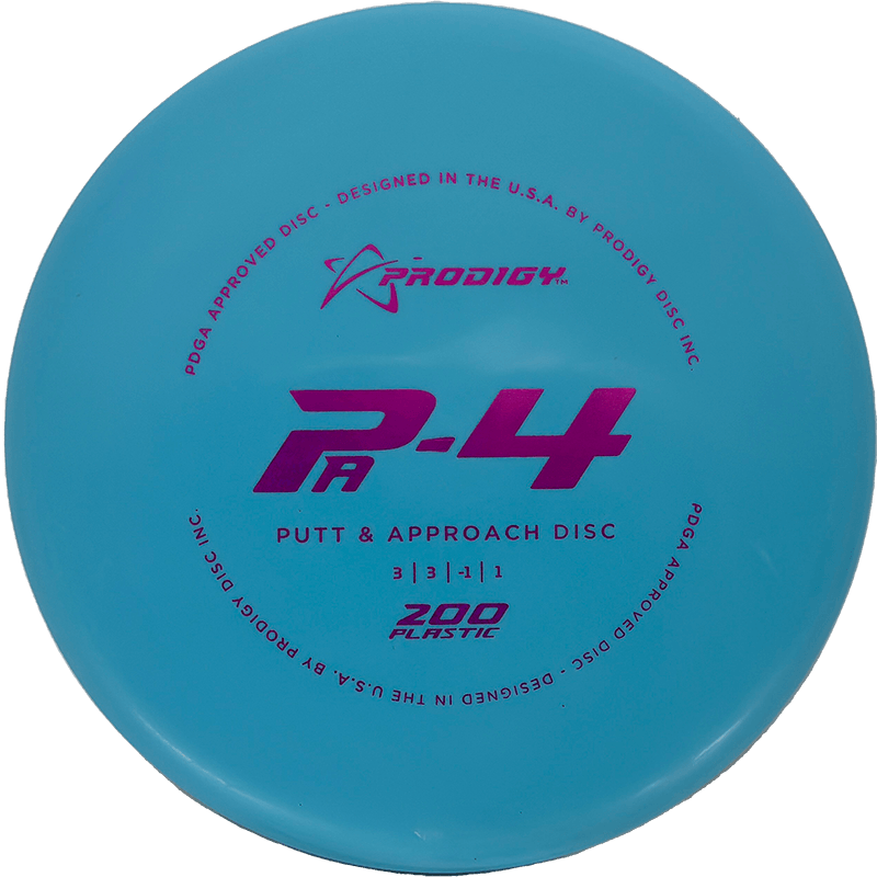 Prodigy Disc PA-4 Prodigy Disc PA-4 - 200 / 163g - Light Blue (Magenta) - Skyline Disc Golf