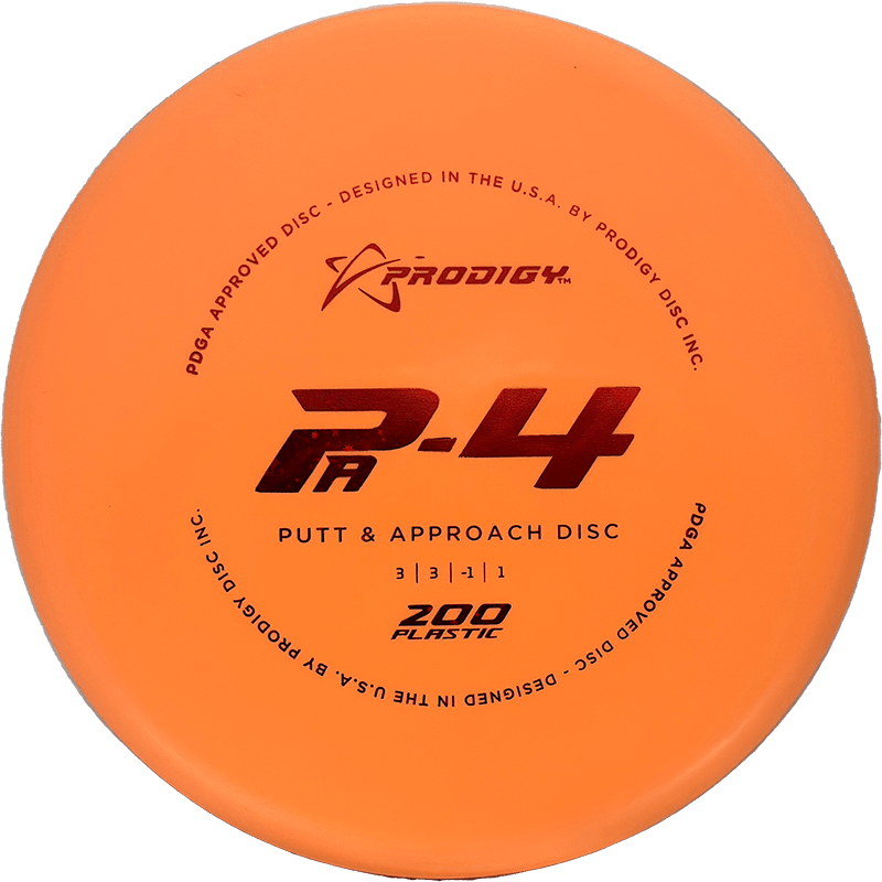 Prodigy Disc PA-4 Prodigy Disc PA-4 - 200 / 173g - Pumpkin Orange (Red) - Skyline Disc Golf