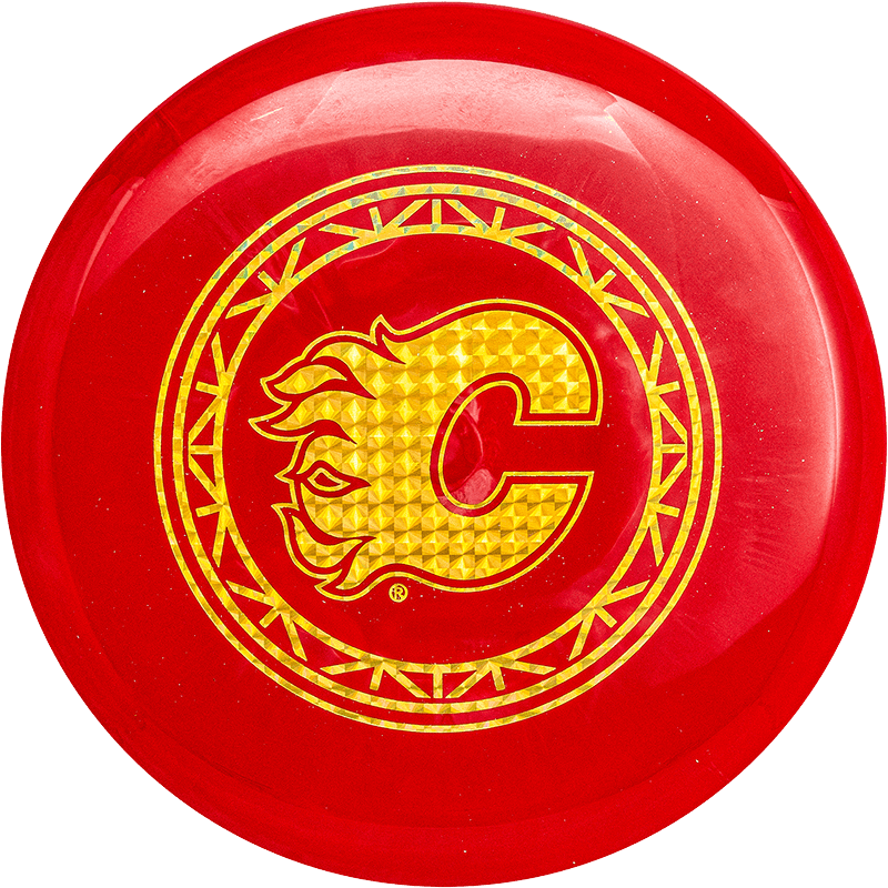 174g - Red (Calgary Flames) 500 Spectrum - NHL Heritage Classic Prodigy Disc PA - 5 - Skyline Disc Golf