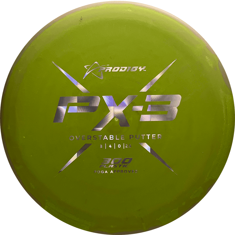 Prodigy Disc PX3 Prodigy Disc PX3 - 300 / 173g - Pea Green (Chrome) - Skyline Disc Golf