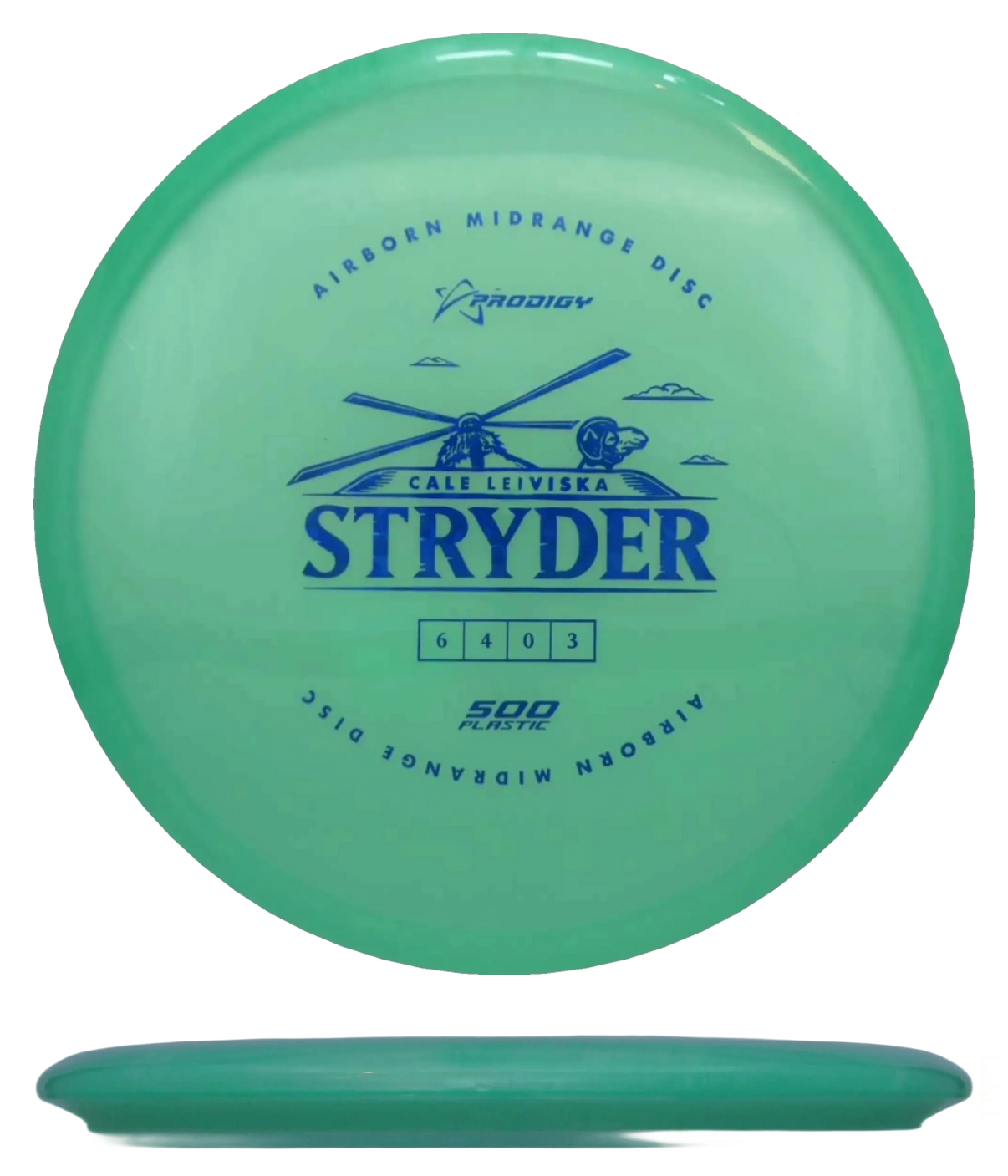 Prodigy Disc Stryder - 500 / 180g - Mint (Blue Shatter) - Skyline Disc Golf