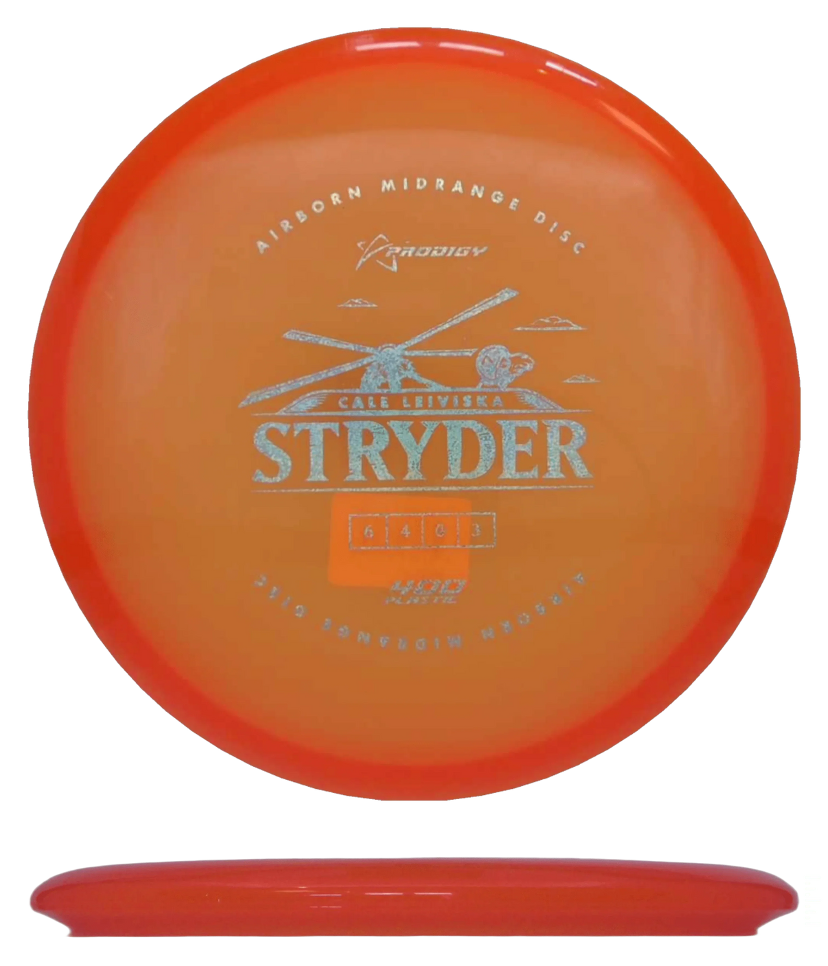 Prodigy Disc Stryder - 400 / 180g - Orange (Chrome Glitter) - Skyline Disc Golf