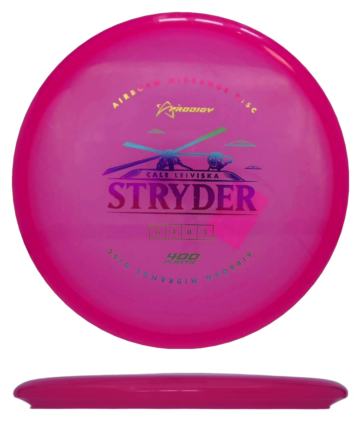 Prodigy Disc Stryder - 400 / 178g - Hot Pink (Rainbow) - Skyline Disc Golf