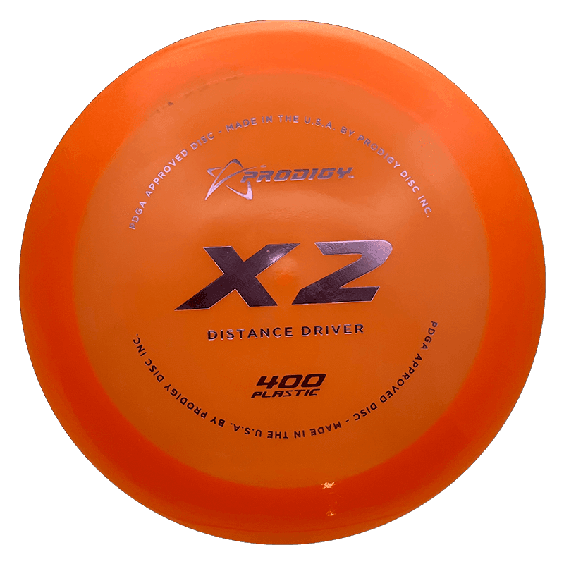 Prodigy Disc X2 Prodigy Disc X2 - 400 / 174g - Orange (Lavender Foil) - Skyline Disc Golf